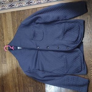 Bonobos Quilted Navy Cardigan